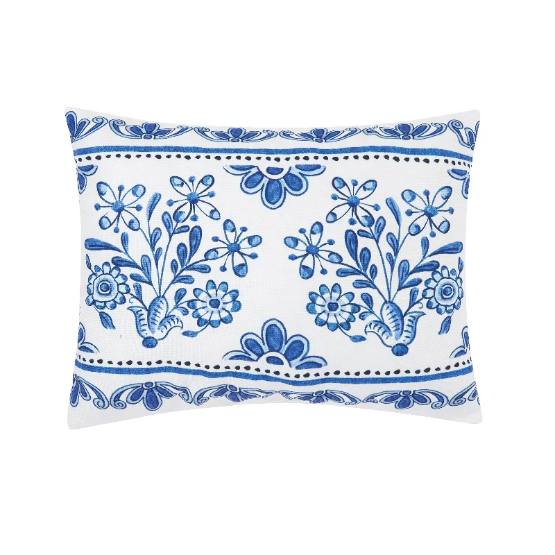 Delft Garden 2 Indoor Outdoor Pillow