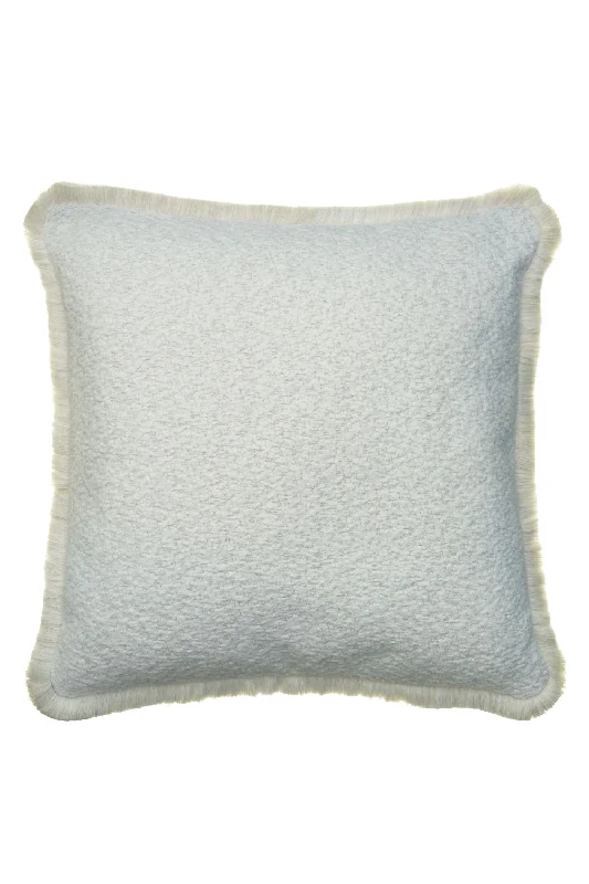 Chenille Fringed Outdoor Cushion | Andrew Martin Olmo