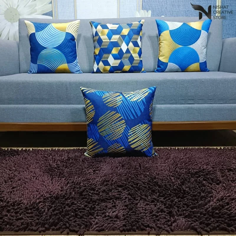 4 PCs Digital Printed Cushions Cover Ds #203