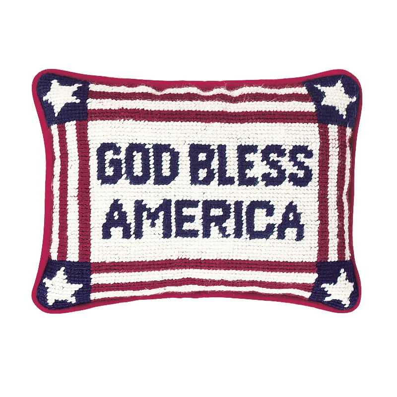 God Bless America Decorative Pillow