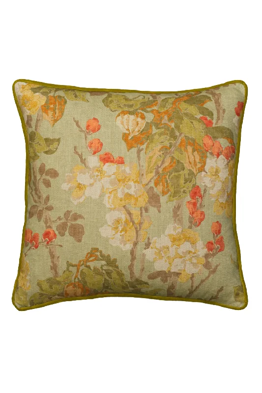 Flower Motif Cotton Cushion | Andrew Martin Midsummer