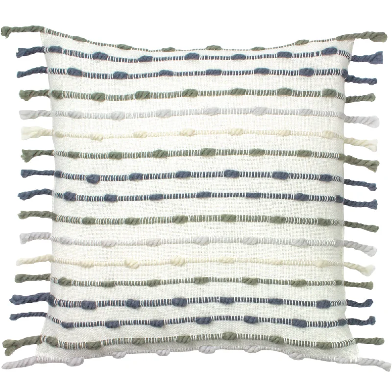 Dhadit Stripe Cushion Natural/Grey