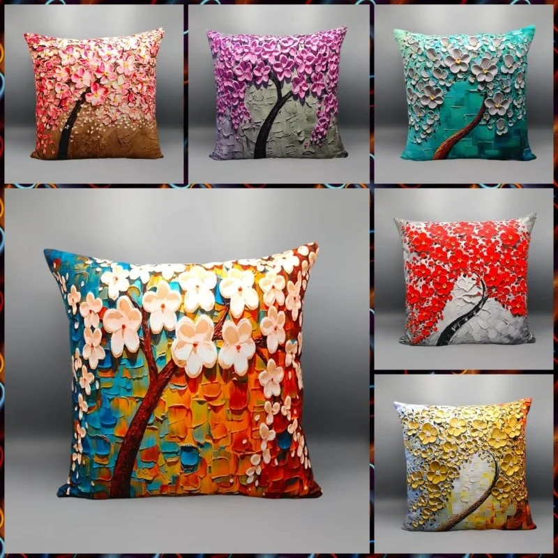 7 PCs Digital Printed Cushions Ds Cover #256